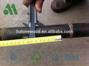 large black bamboo poles/big black poles/big diameter bamboo poles/black bamboo sticks