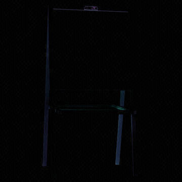 Children's easel, double-sided, with stroage shelf