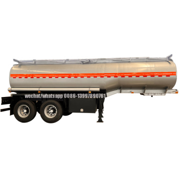 20,000liters two axles Cheap Carbon Steel Fuel Distribution Tank Semi Trailer