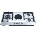 4 Burners Steel Gas Hob WithCast IronSupports