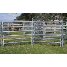 Panneaux de clôture de bétail à la ferme temporaire en acier en métal de sécurité