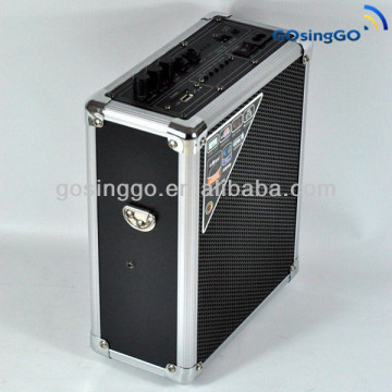 fm radio speaker with wireless microphone