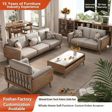 Sofa Fabrik Ruang Tamu Gaya Cina Baharu Moden