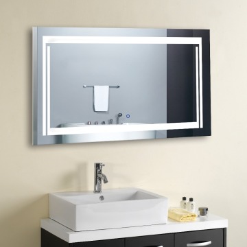 FUAO Wall Mounted Lighted Backlight LED Bath Mirror
