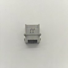 RJ11/RJ12 Telephone Jack Modular Gray Female Socket, 56L 4P4C