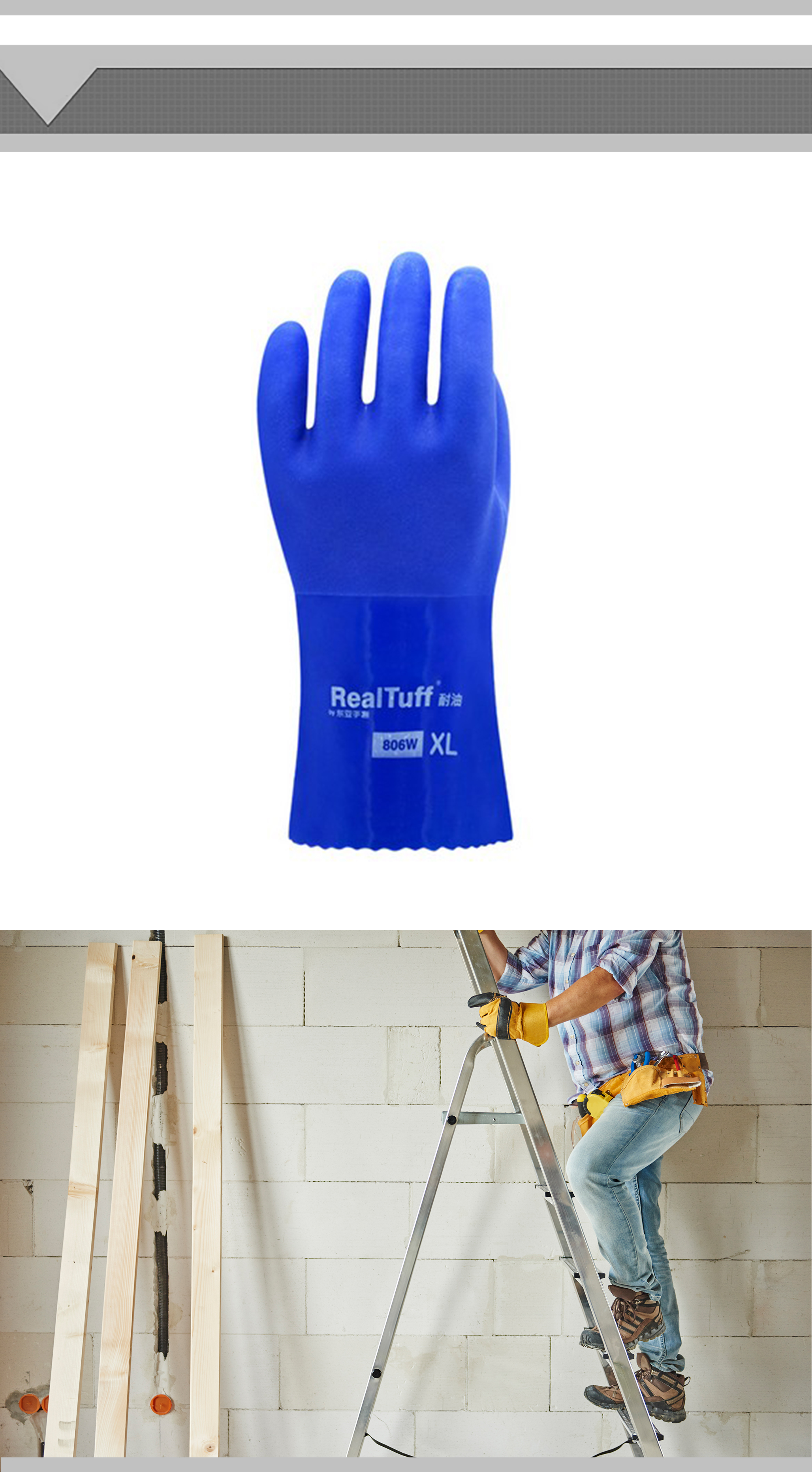 Attractive price new type mechanical construction safety gloves