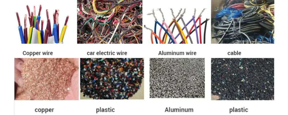 Automatic Cable Stripping Machine Scrap Copper Wire Recycling Sorting Machine
