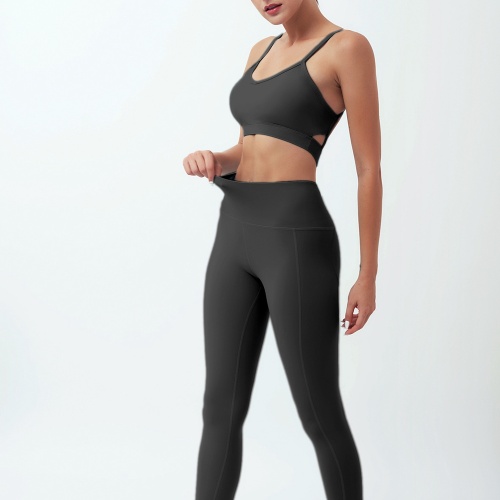 workout leggings and bra set