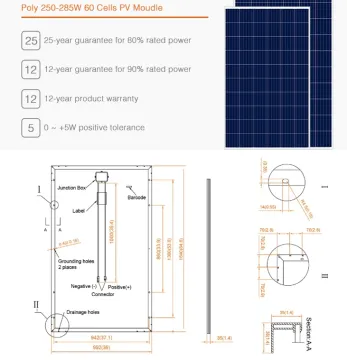 German technology 250w poly photovoltaic solar panel