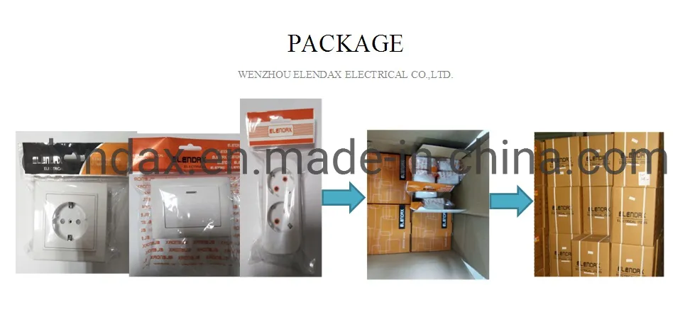 Двойная электрическая розетка с заземлением Шуко (F8210)