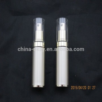 Silver Electroplating airless bottle /gold electroplating vacuum pump/airless pump bottle frosted