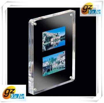 clear acrylic paperweight photo frame