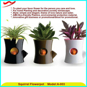 Garden decorative fancy fashion plastic cheap small flower pots