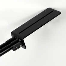 Sturdy aluminum surfboard moped rack