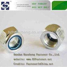Nylon insert lock nut DIN985 Hex self locking nut ISO9001