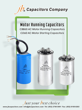 jb Single Phase AC Motor Capacitors CBB65 and CD60
