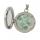 Gemstone cristal pierre brute argent 30 mm cercle vivant à mémoire flottante verrou de médaillon de médaillon