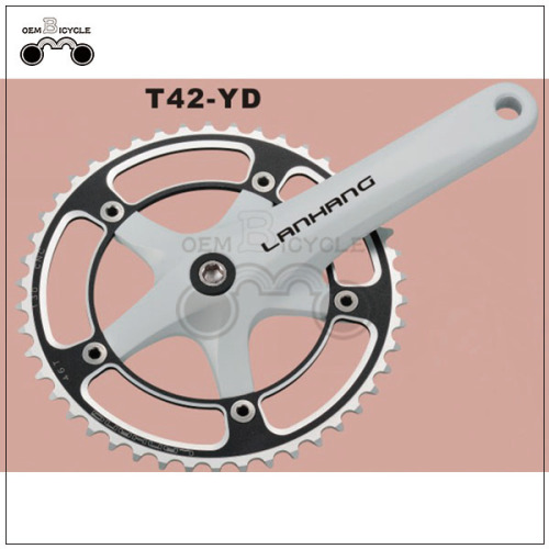 Multi-färg cykel kedjhjul cykel vevsats