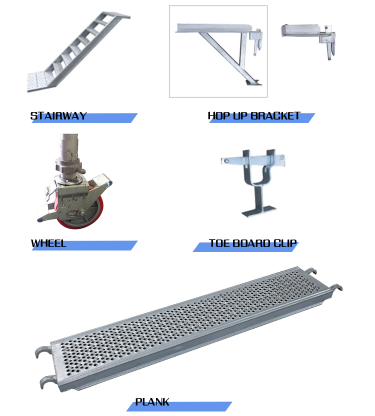 Kwikstage Scaffolding System tower Galvanized painted used kwick Duty Quick stage aluminium Platform banana scaffold vertical