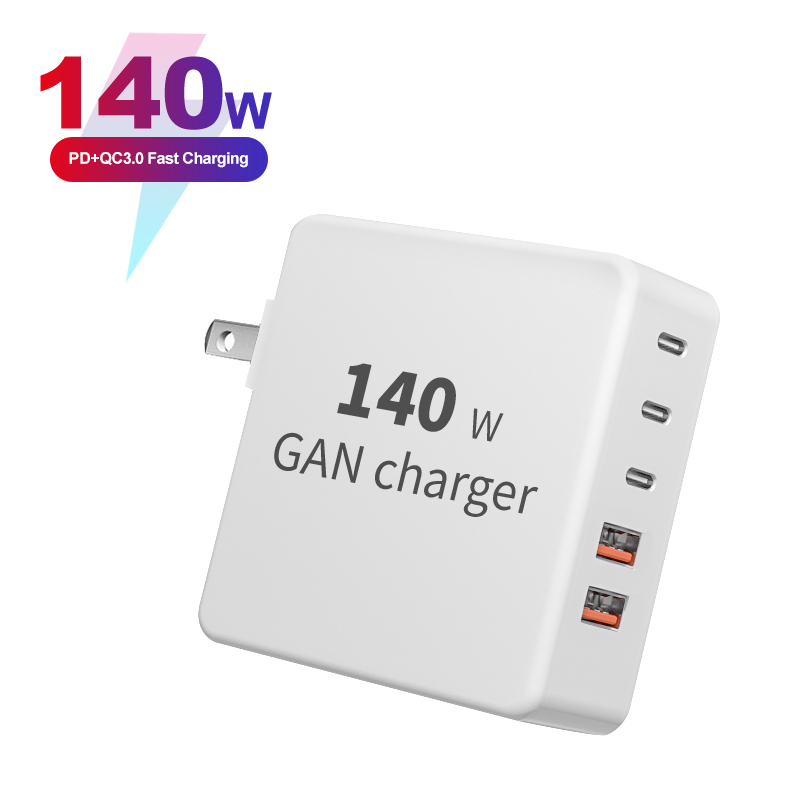 140W Multi Ports Super Fast Gan Charger