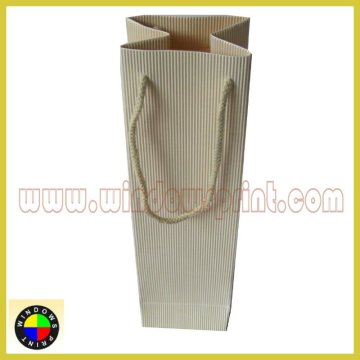 Corrugated Paper Wine Bag