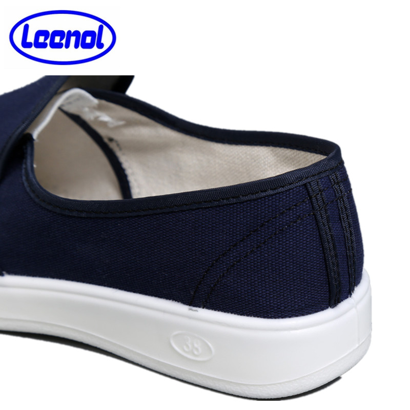 LN-1577104 Blue PU Shoes Mens ESD Shoes Cleanroom Working Shoes