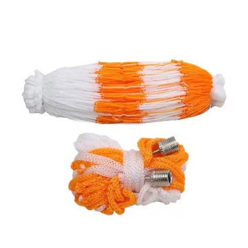 A nylon mesh bag for storing balls