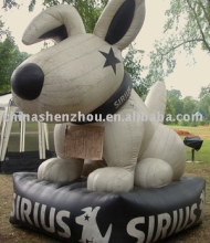 inflatable dog
