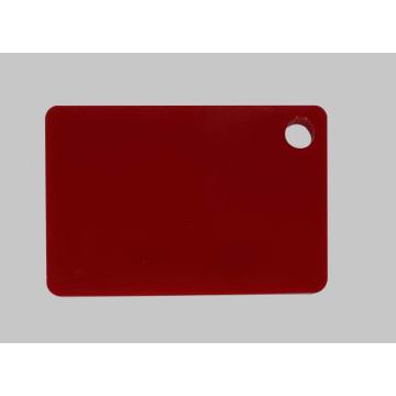 Feuille acrylique rouge prune