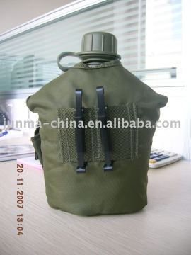 1L plastic canteen for army