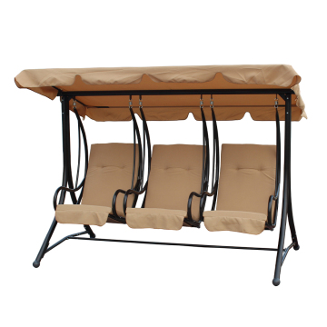 Outdoor Porch Swing Set with Soft Cushion