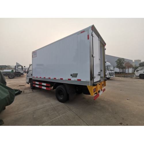 4x2 frozen food transportation refrigerated truck