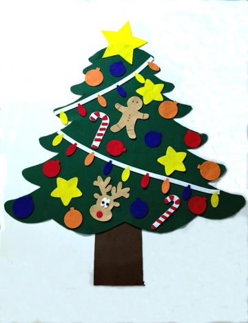 Merry Christmas Gifts DIY Wall decoration christmas felt tree