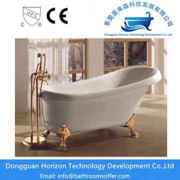 White claw foot bathtub acrylic tubs