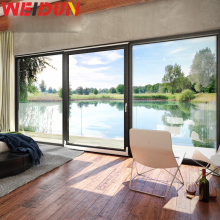 Modern Wei Dun Broken Bridge Aluminum Thermal Insulation Panoramic Glass Sliding Doors
