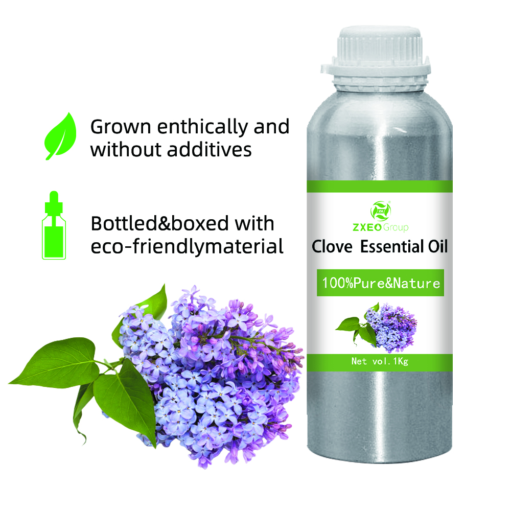 Etichetta personalizzata all&#39;ingrosso di qualità organica Clove Olio essenziale profumo olio di fragranza per la crescita dei capelli e diffusore per aromaterapia