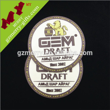 Eco-friendly custom pvc coaster / silicone coaster wholesale