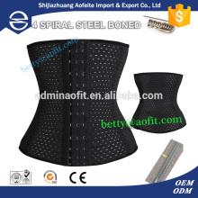 2016 newest Two colors steel bone overbust waist cincher corset