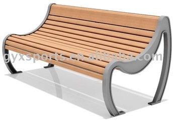 wooden park bench