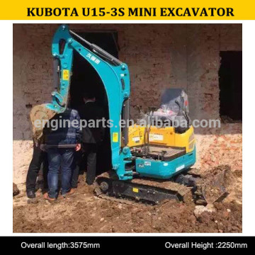 Kubota Min U15-3S excavator, kubota mini excavator, high quality kubota mini excavator