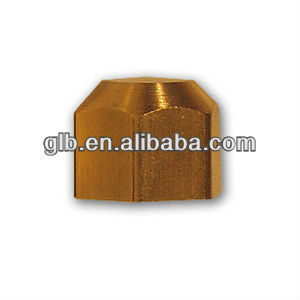 SAE 45 degree Brass Flare Fittings - Flare Seal Cap