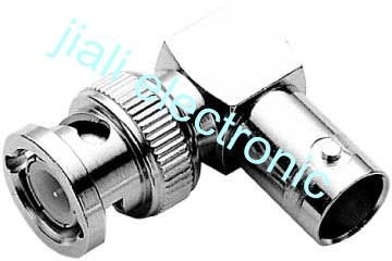 BNC connector right angle male to female
