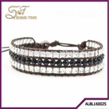 New fashion braided crystal bangles and bracelets