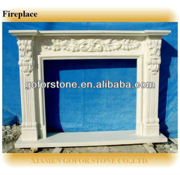 Cheap fireplaces mantel, french style marble fireplace mantel