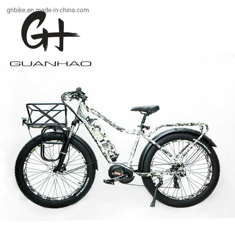 Bafang 1000W 21A MID Drive Motor Mountain Mens Fat Tire Ebike Electric Bike