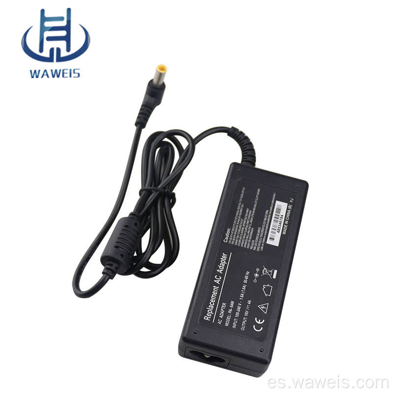 Adaptador de CA / CC para cargador de portátil 16V 4A para Sony