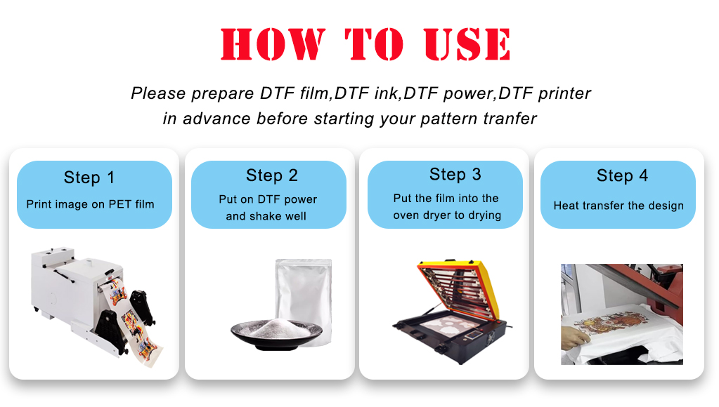 Wholesale Baking Heat Transfer DTF Film Hot Melt Powder A3 A2 DTF Curing Oven dryer