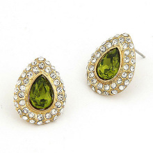 Sellers turquoise crystal earrings