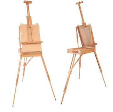 Portable French Easel: Durable Wooden Paint Sketch Box