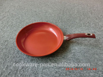 Popular colored ceramic coating frying pan / forged frying pan